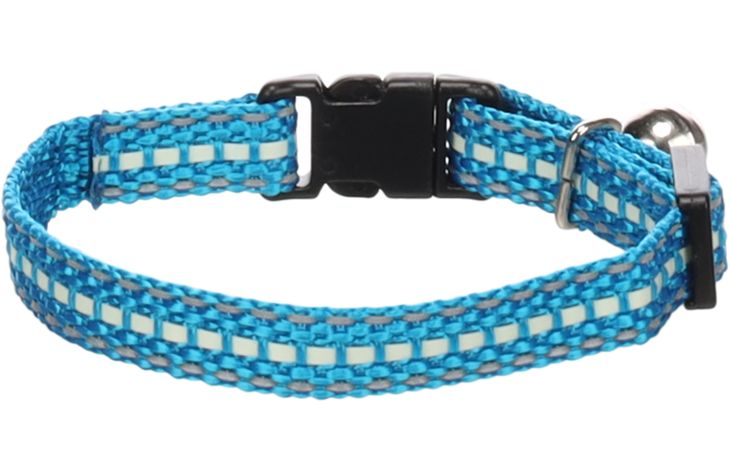 Flamingo Halsband voor kittens Jinxy Lichtblauw
