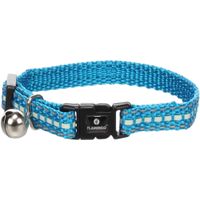 Flamingo Halsband voor kittens Jinxy Lichtblauw