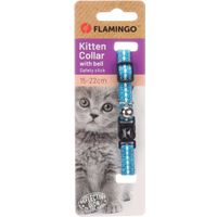 Flamingo Halsband voor kittens Jinxy Lichtblauw