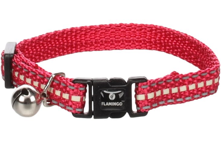 Flamingo Halsband voor kittens Jinxy Koraalrood