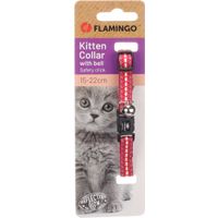 Flamingo Halsband voor kittens Jinxy Koraalrood