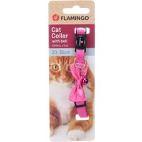 Flamingo Halsband met strik Castor Roze