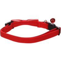 Flamingo Halsband met strik Castor Rood