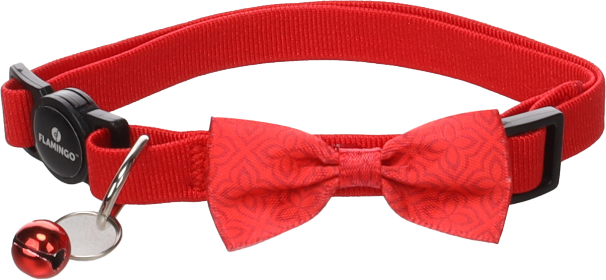 Flamingo Collar with bow tie Castor Red