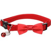 Flamingo Halsband met strik Castor Rood