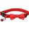 Halsband met strik Castor Rood