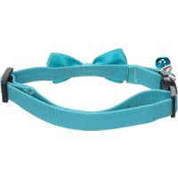 Flamingo Halsband met strik Castor Turkoois