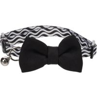 Flamingo Halsband met strik Kamil Zwart