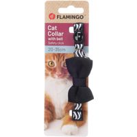 Flamingo Halsband met strik Kamil Zwart