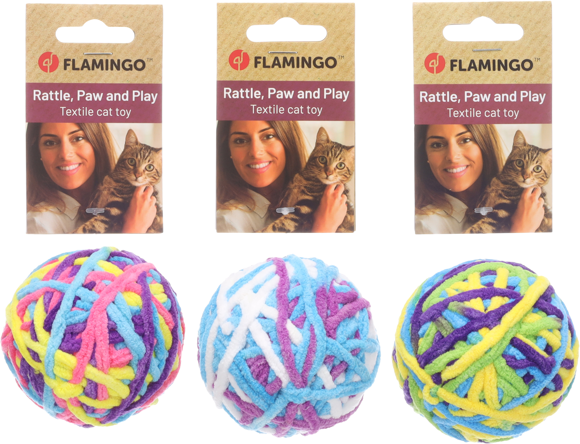 Flamingo Toy Vetru Ball Multiple colours