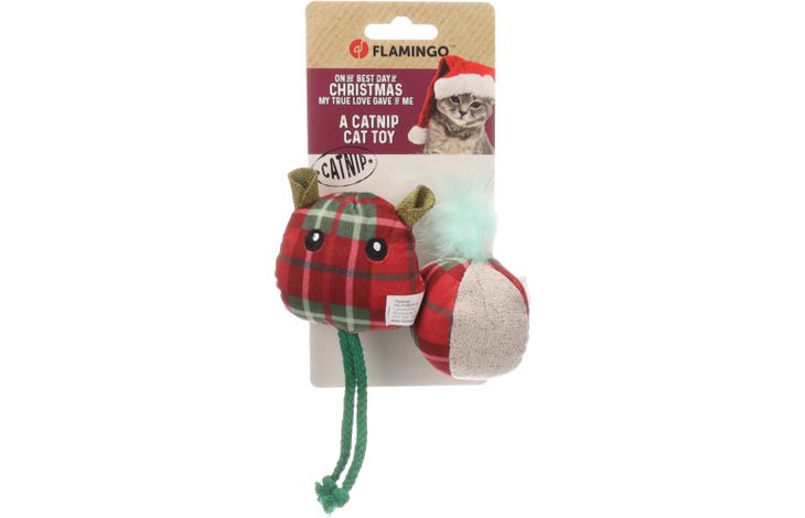 Flamingo Kerst Speelgoed Jayla Muis & Bal Meerkleurig