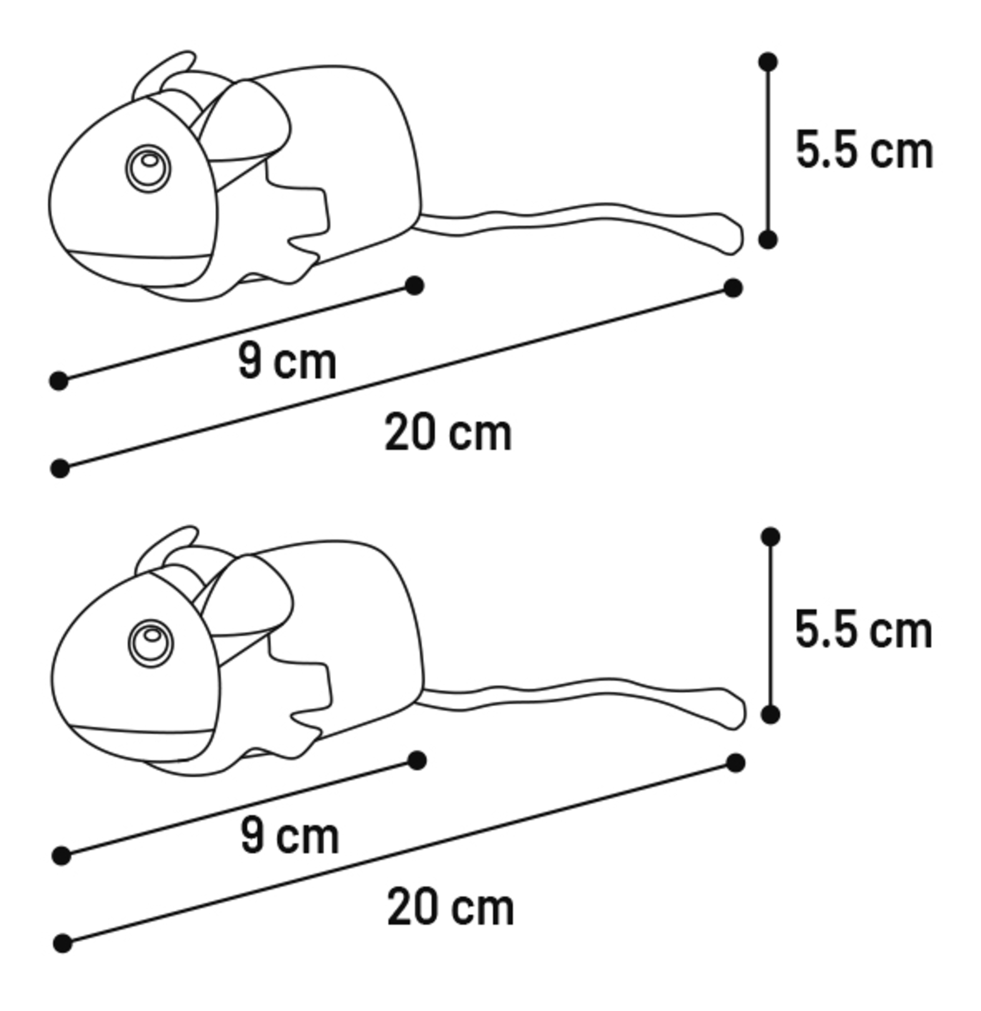 Flamingo Christmas Toy Finley Mouse Mix 
