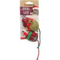 Flamingo Kerst Speelgoed Finley Muis Meerkleurig