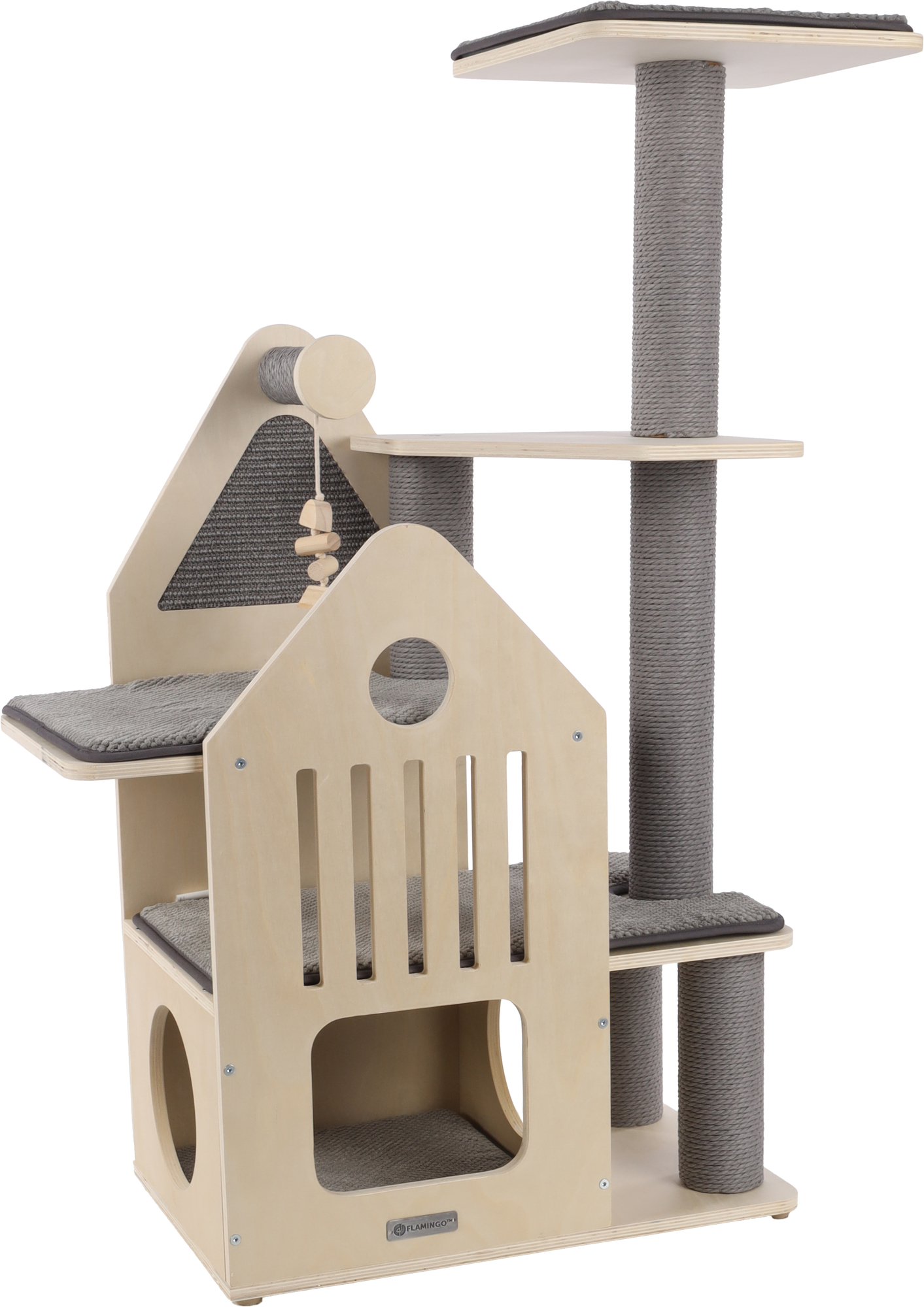 Flamingo Scratching tree  Kaisa Grey & Beige