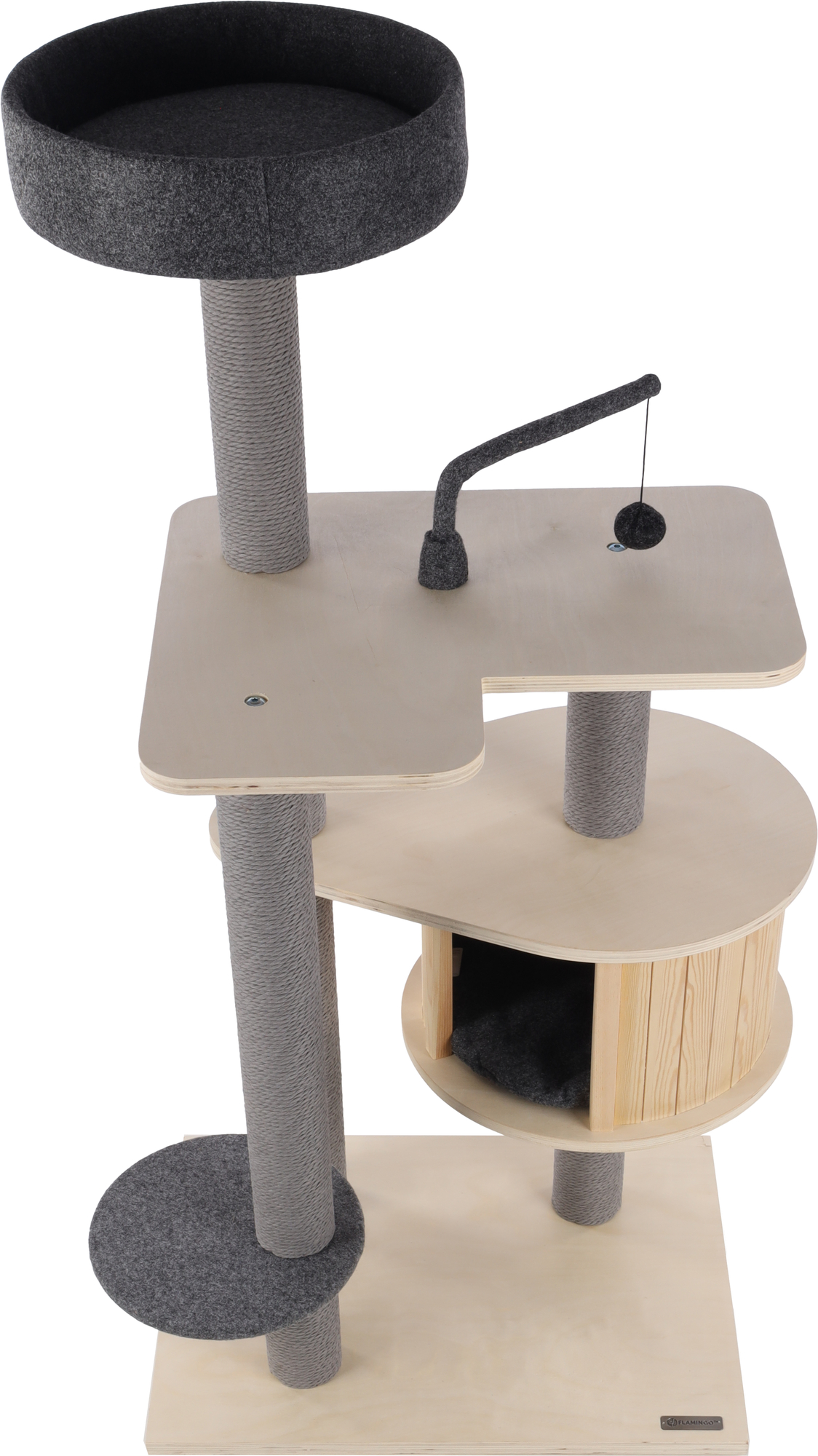 Flamingo Scratching tree  Kandis Grey & Beige