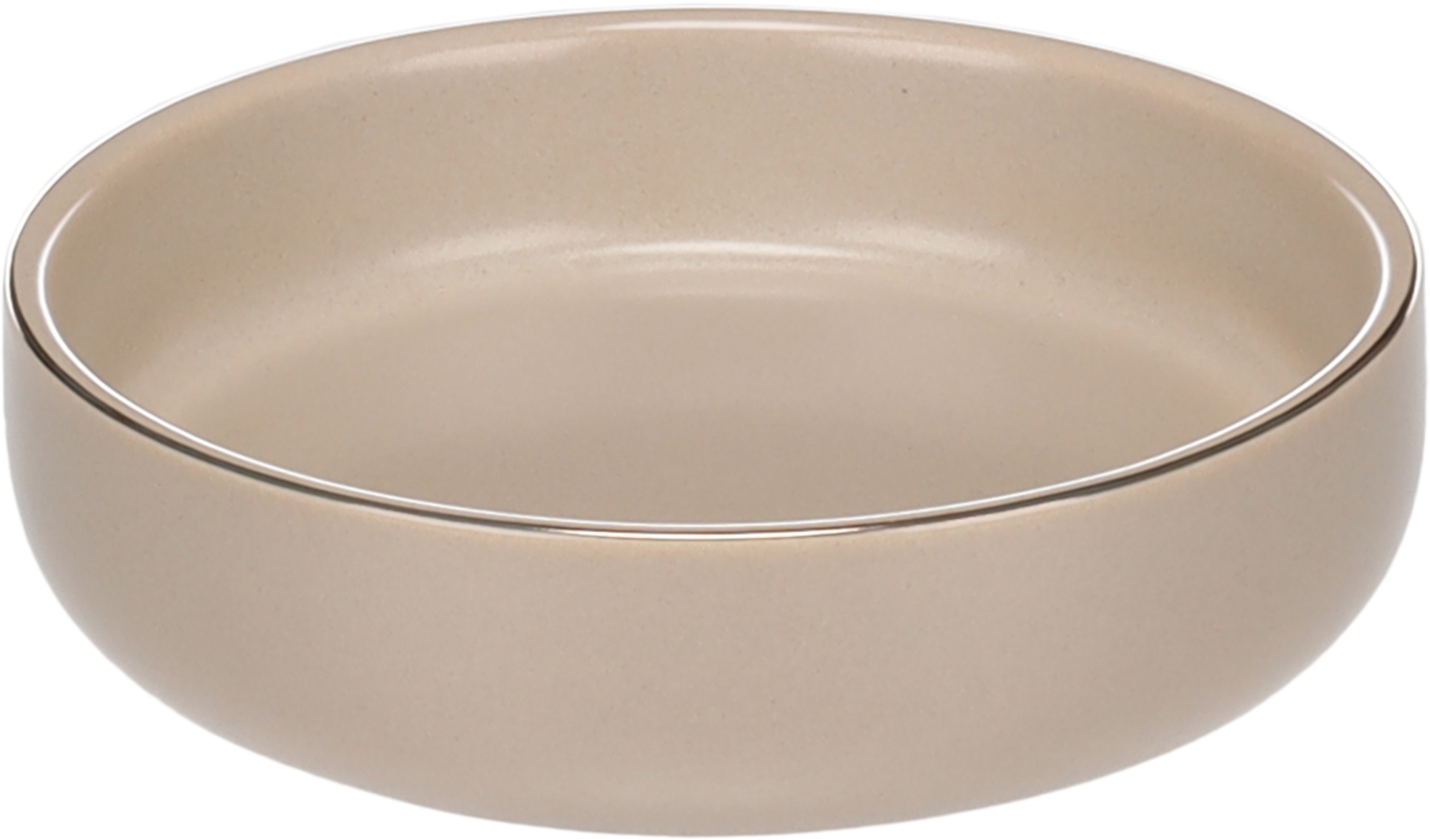 Flamingo Feeding and drinking bowl Eram Round Beige