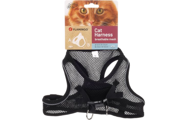 Flamingo Harnas Step&Go Berta Zwart
