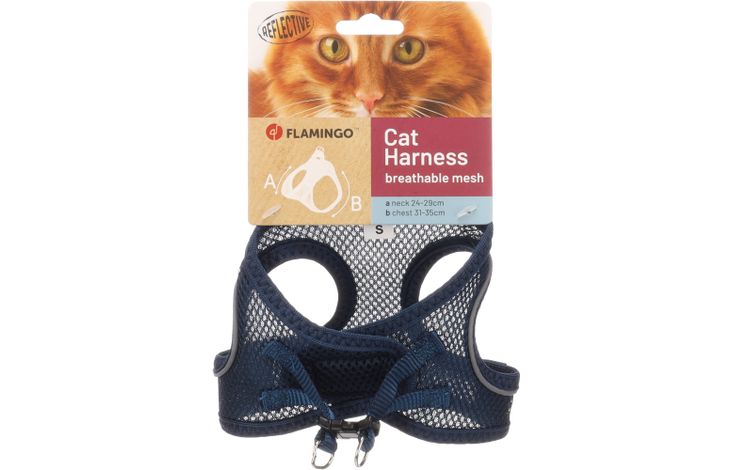 Flamingo Harnas Step&Go Berta Donkerblauw