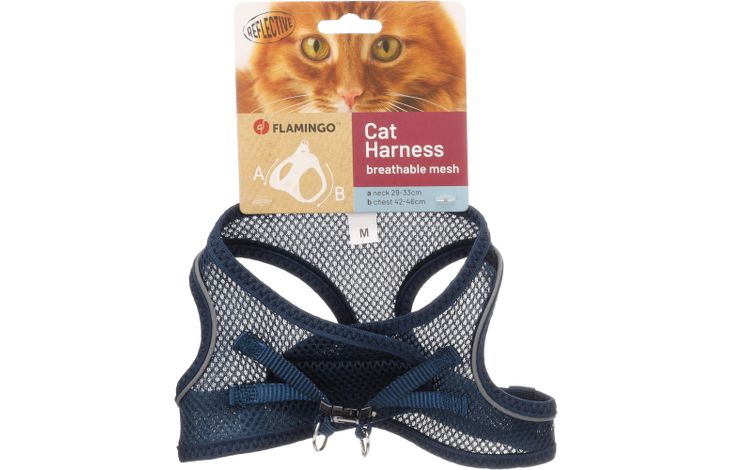 Flamingo Harnas Step&Go Berta Donkerblauw