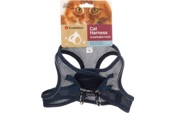 Flamingo Harnas Step&Go Berta Donkerblauw