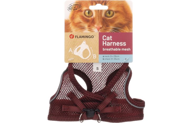 Flamingo Harnas Step&Go Berta Aubergine