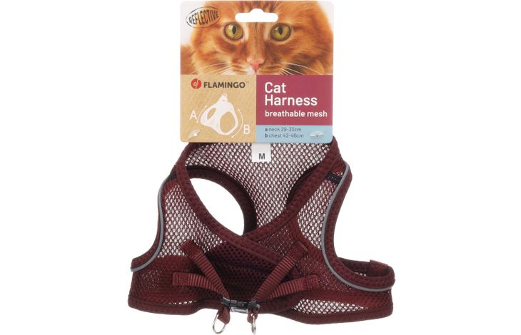 Flamingo Harnas Step&Go Berta Aubergine