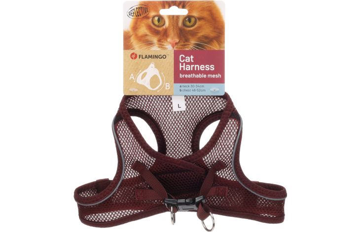 Flamingo Harnas Step&Go Berta Aubergine