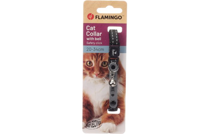 Flamingo Halsband Jaggo Zwart