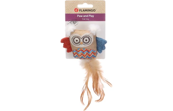 Flamingo Speelgoed Robla Uil Meerkleurig