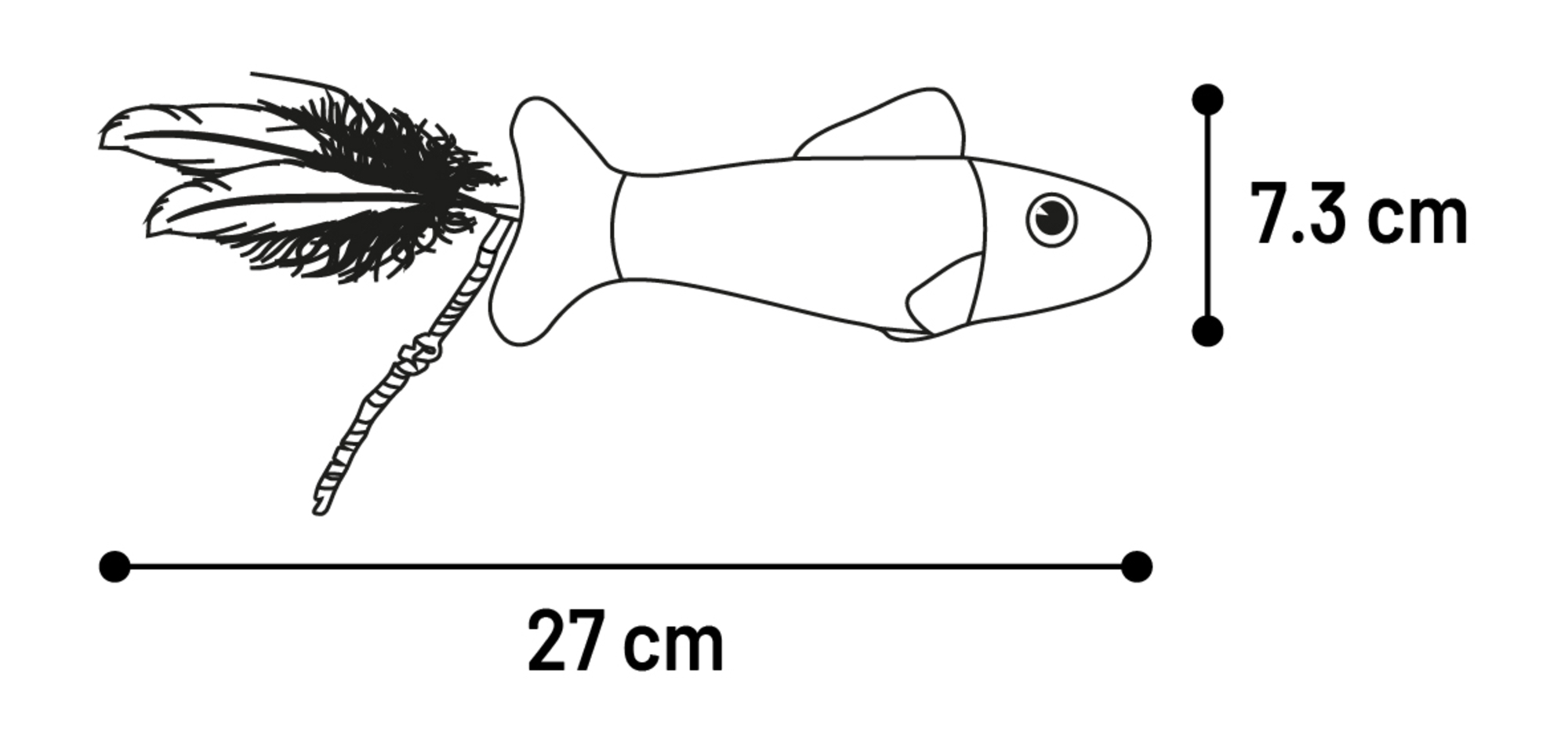 Flamingo Toy Robla Fish Mix