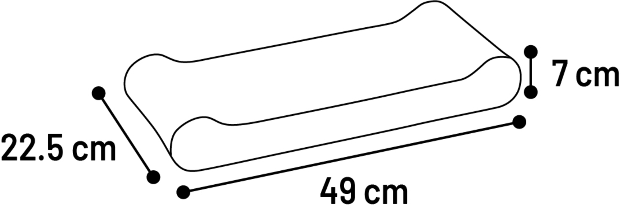 Flamingo Kratzkarton Woka Braun