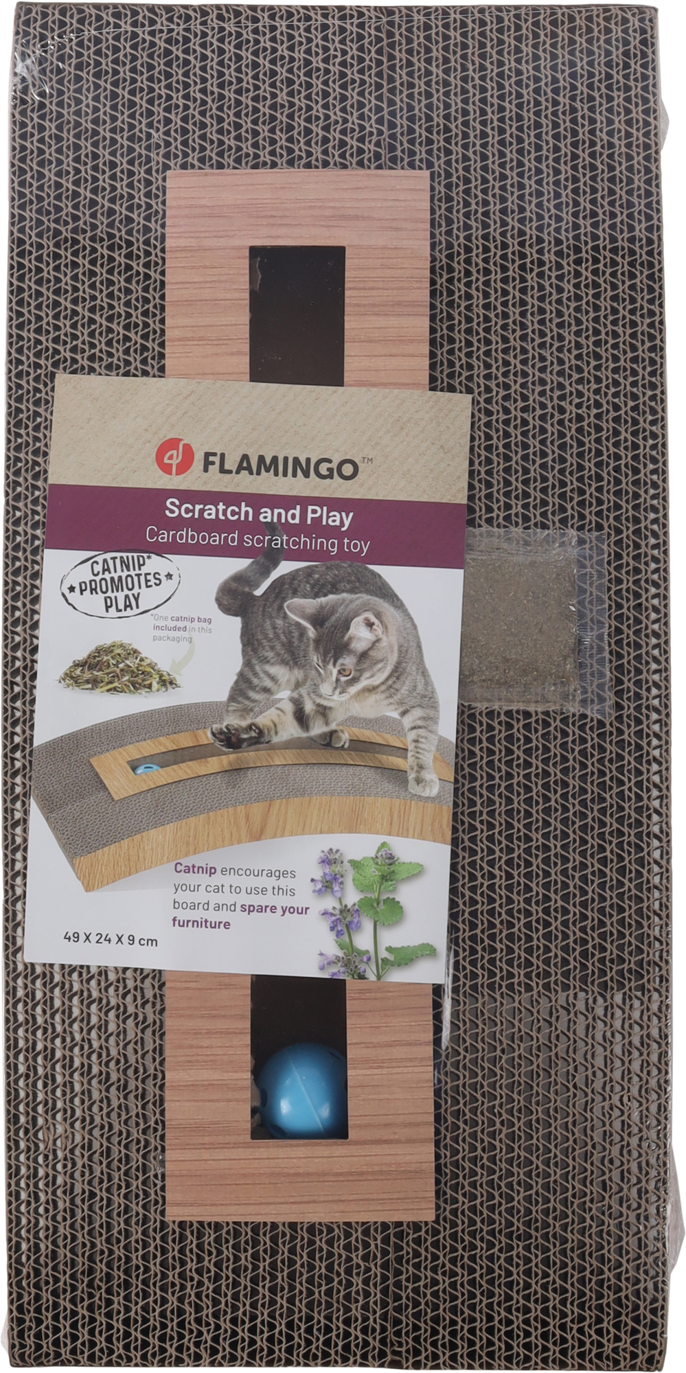 Flamingo Krabspeelgoed Deso Brug Bruin