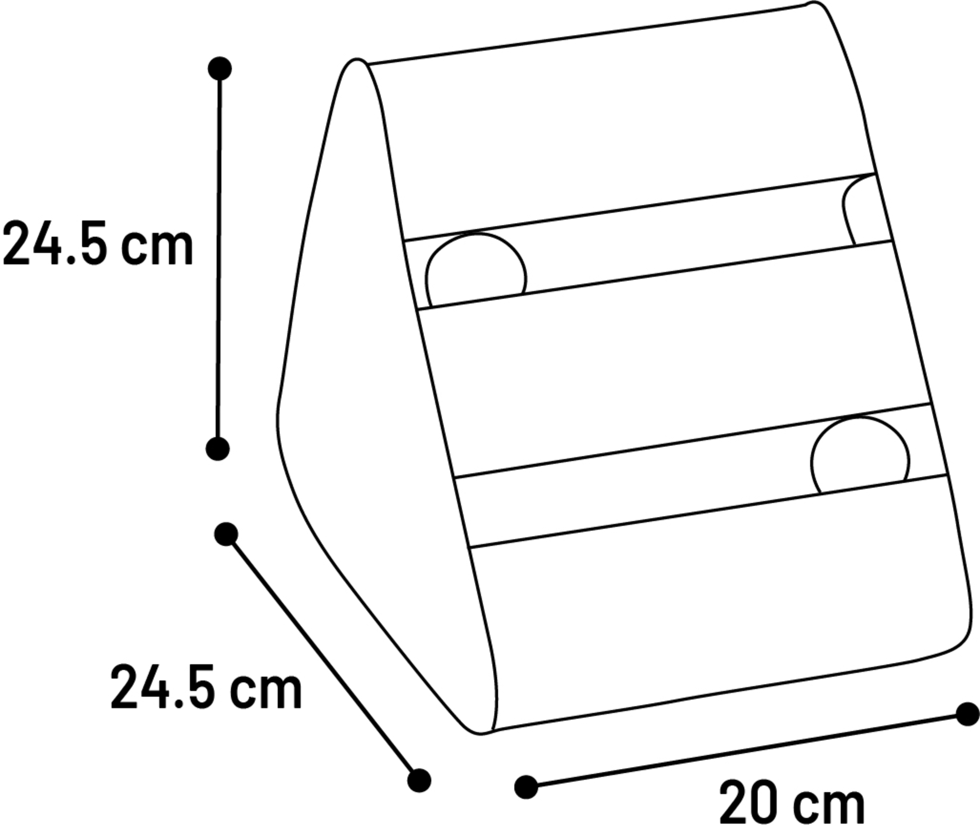 Flamingo Giocattolo tiragraffi Beli Triangolo Marrone