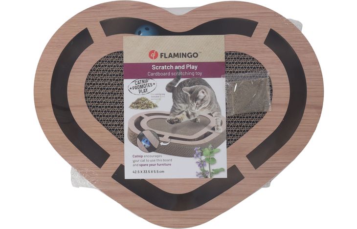 Flamingo Scratching toy Poro Brown