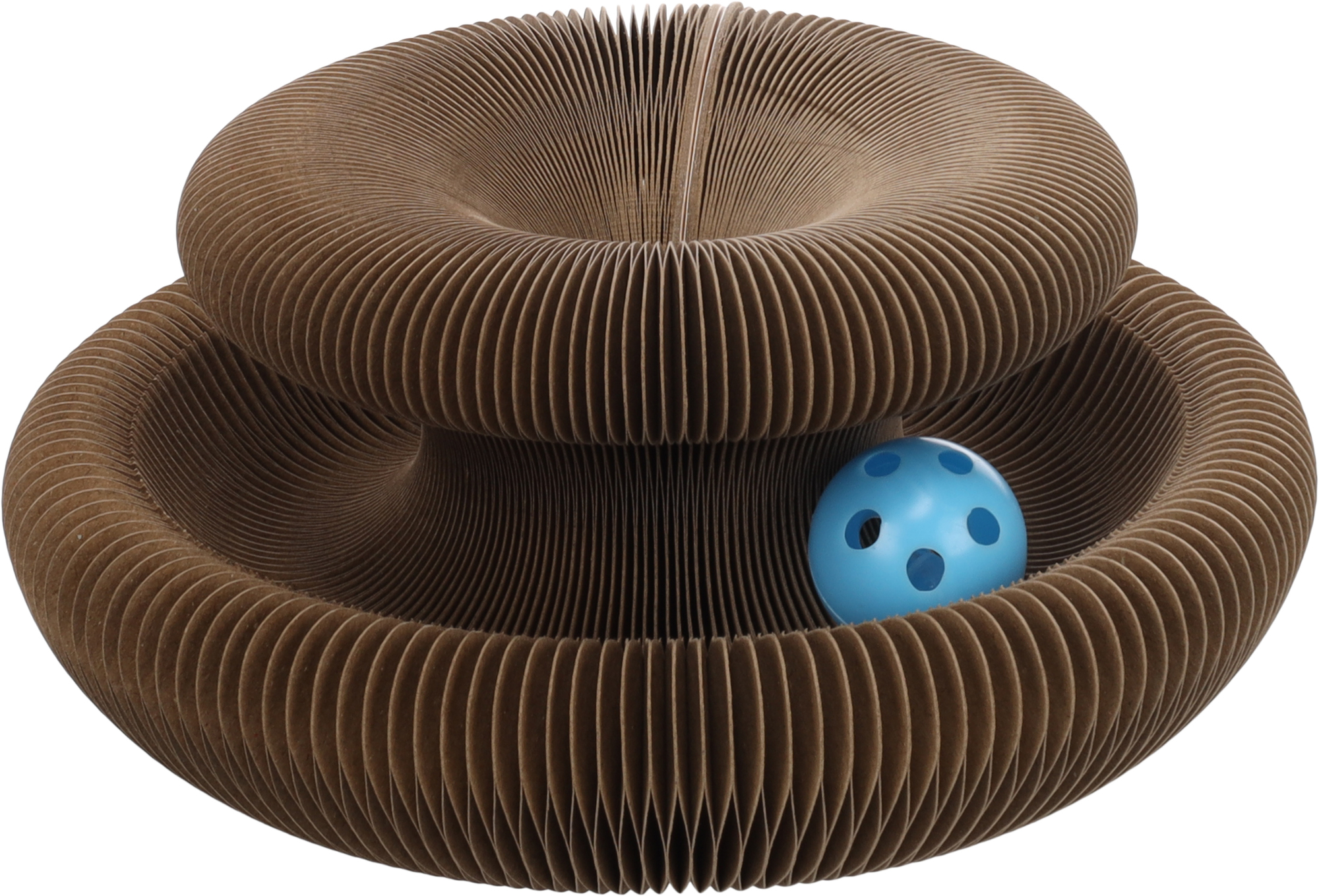 Flamingo Scratching toy Kava Round Brown
