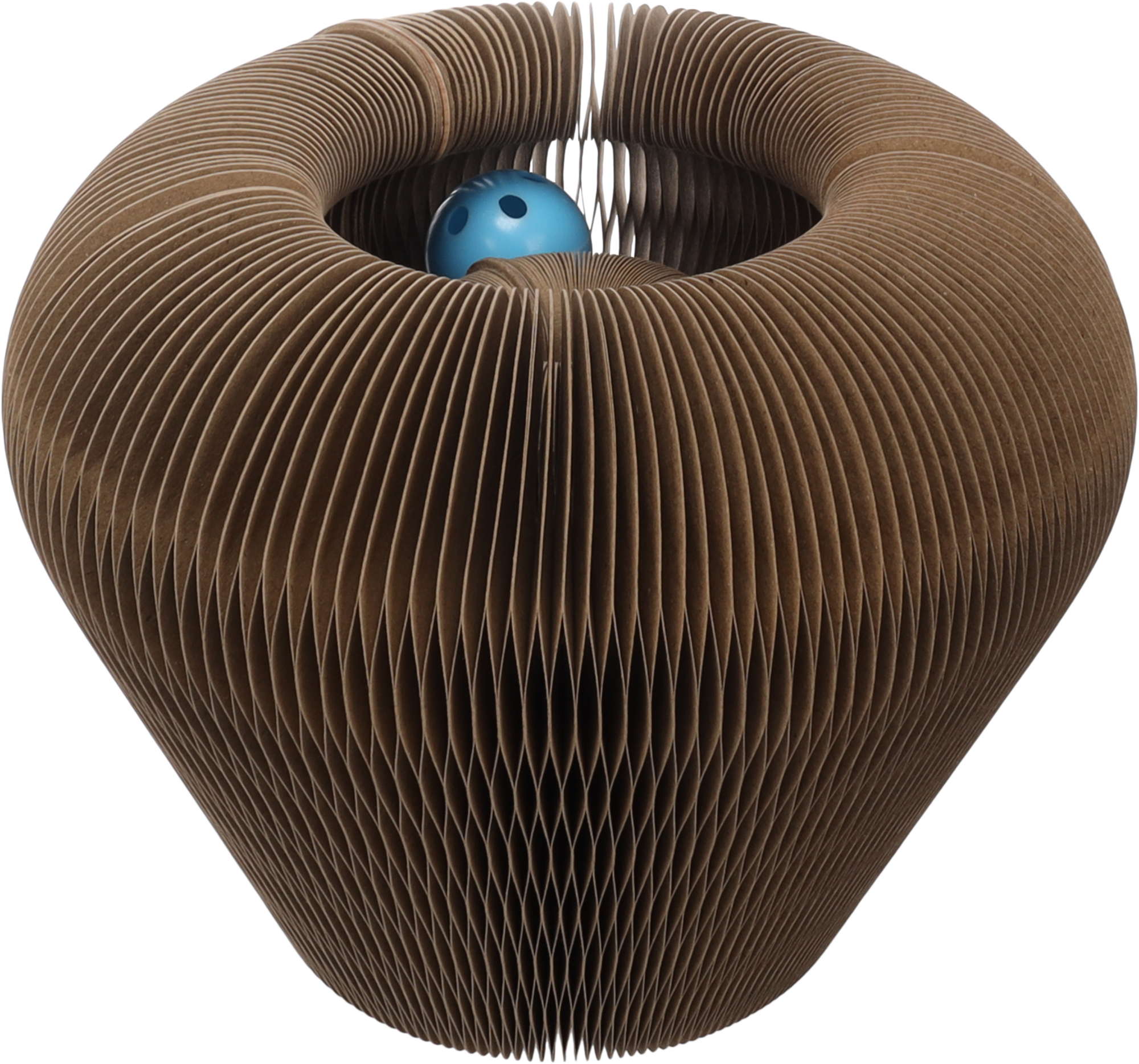 Flamingo Kratzspielzeug Cama Rund Braun