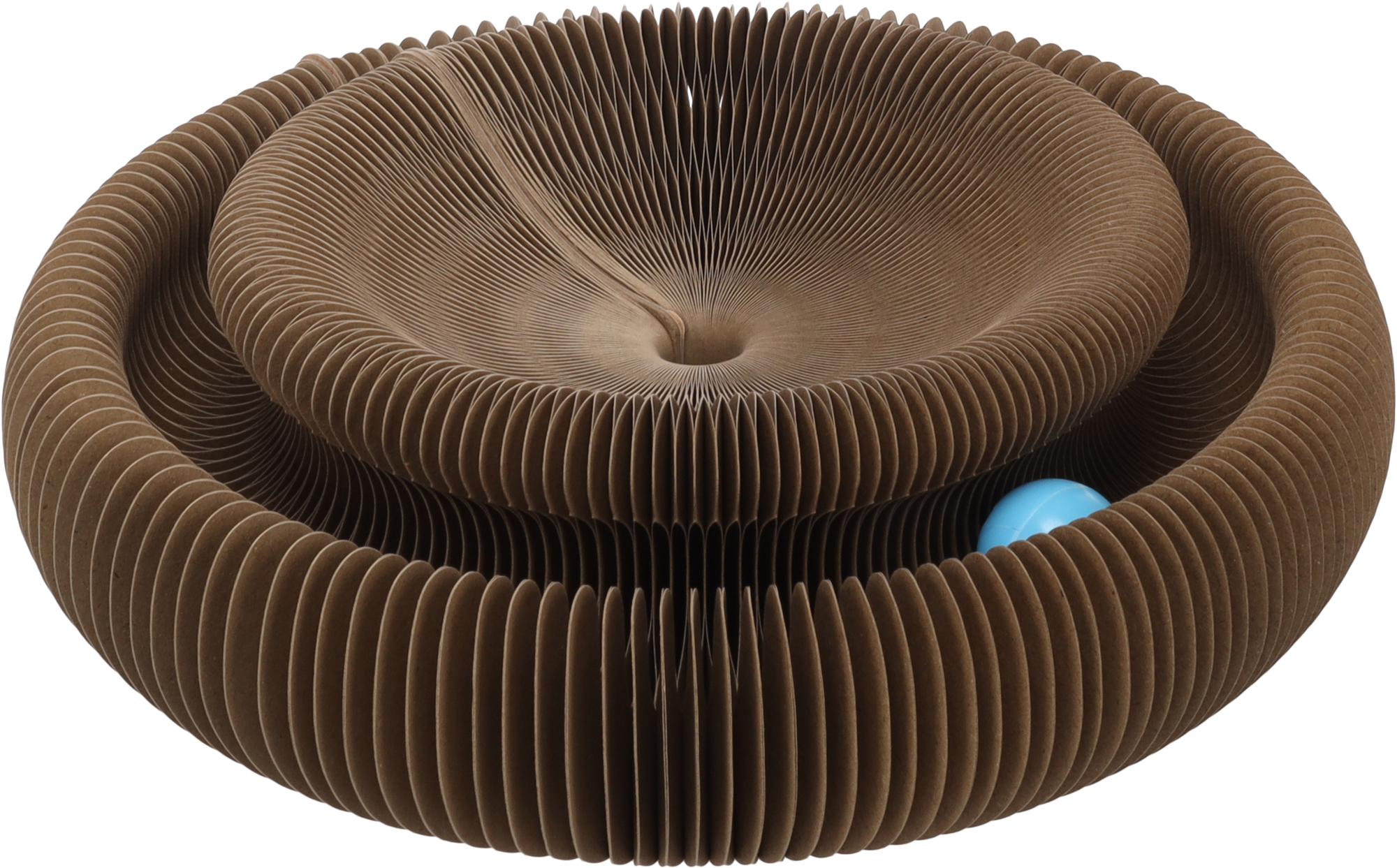 Flamingo Kratzspielzeug Cama Rund Braun