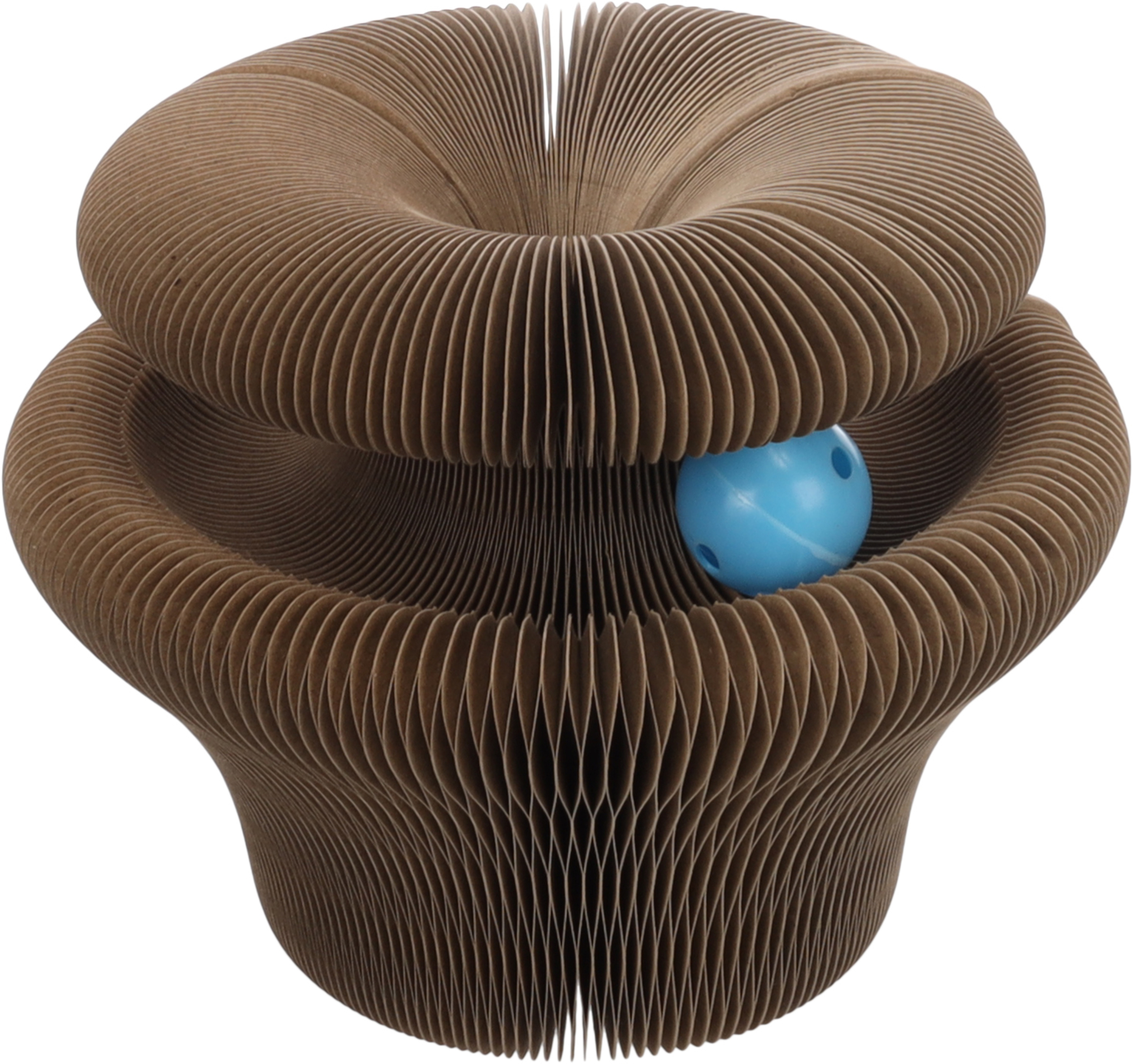 Flamingo Kratzspielzeug Cama Rund Braun