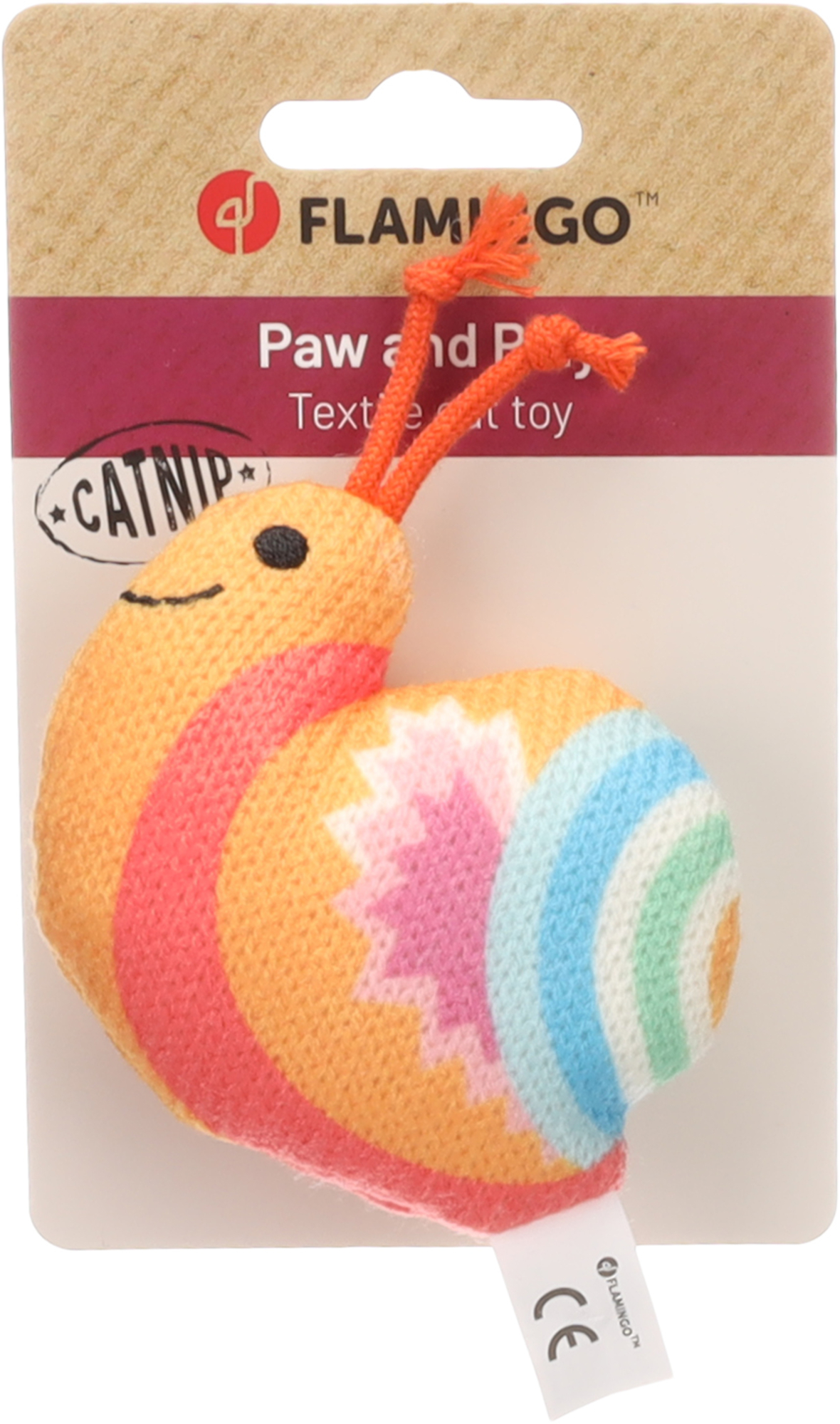 Flamingo Juguete Nitz Caracol Naranja