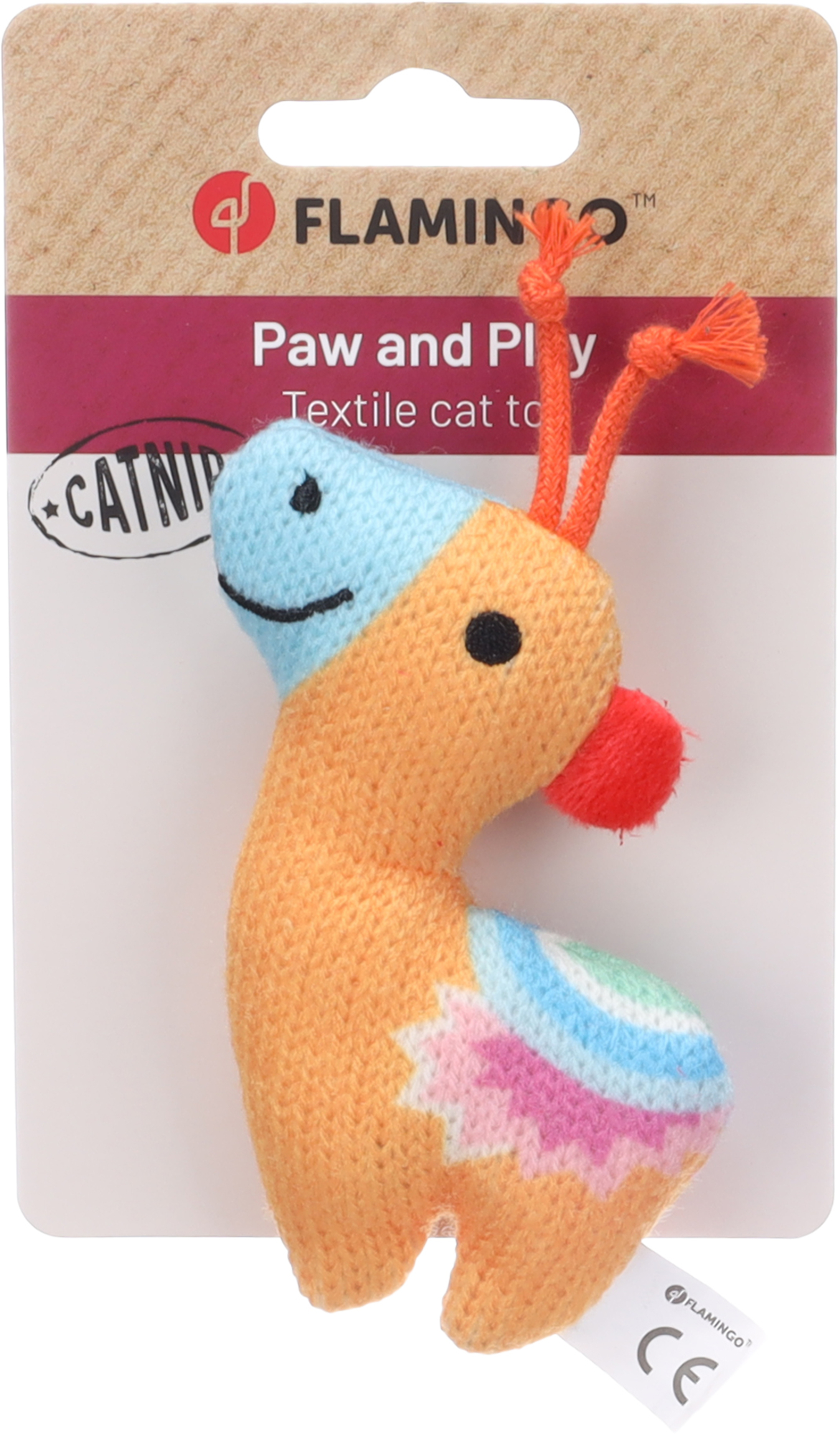 Flamingo Toy Nitz Giraffe Orange