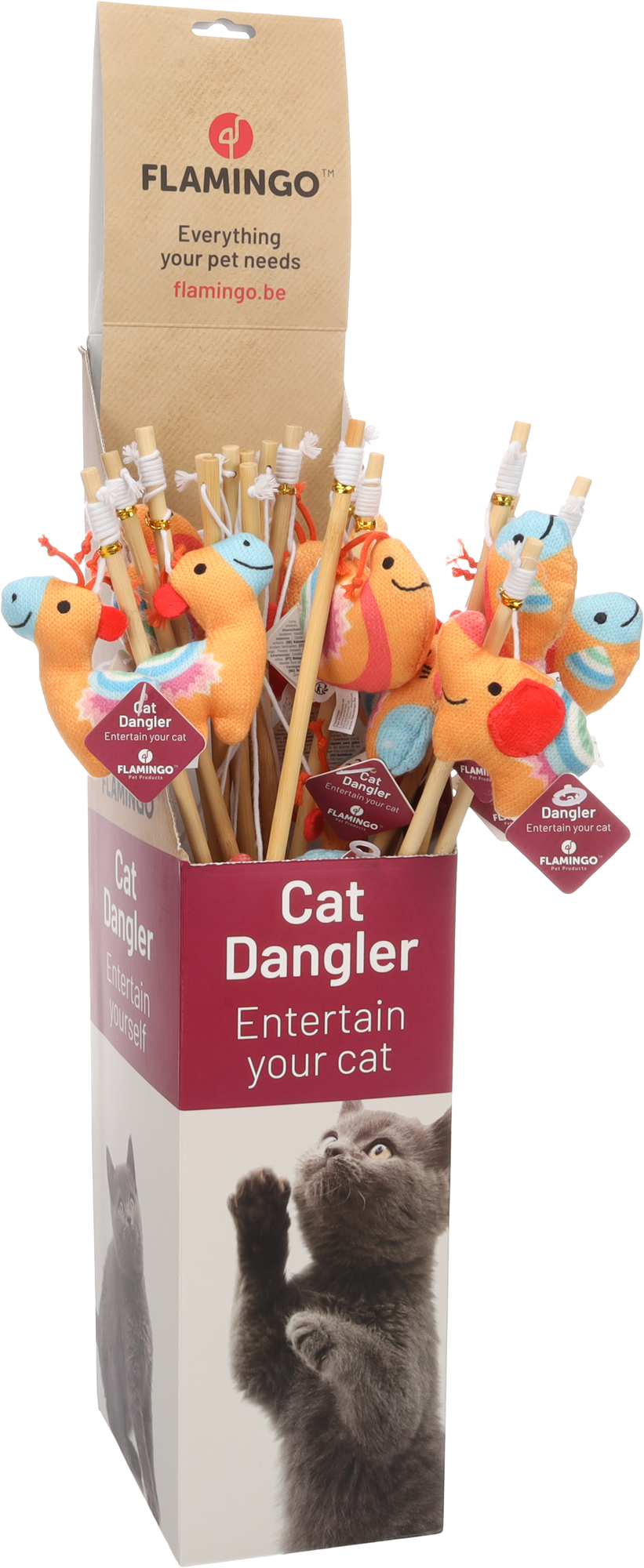 Flamingo Toy Nitz Dangler with animals Several versions