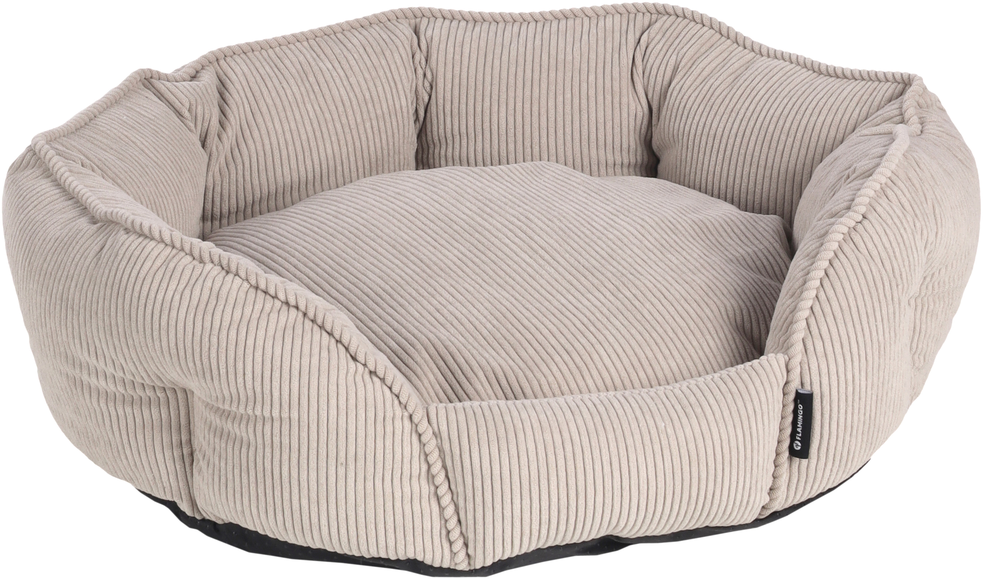 Flamingo Korb Minoe Achteck Beige