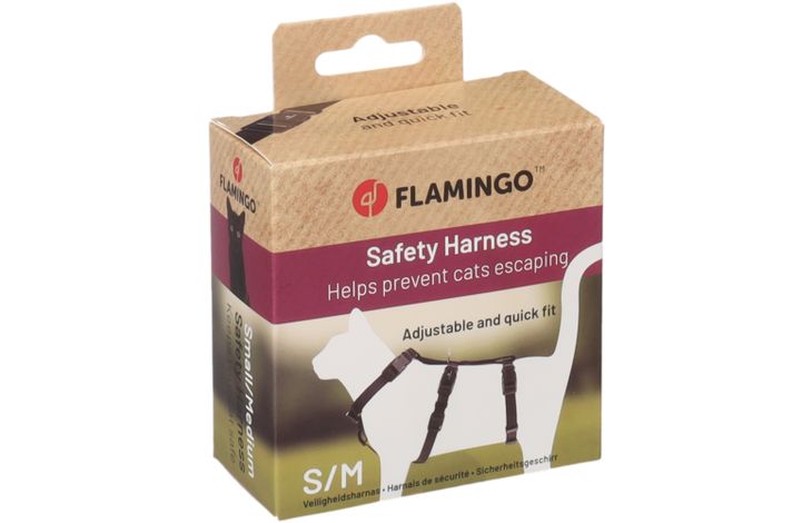 Flamingo Harnais de sécurité Zera Noir