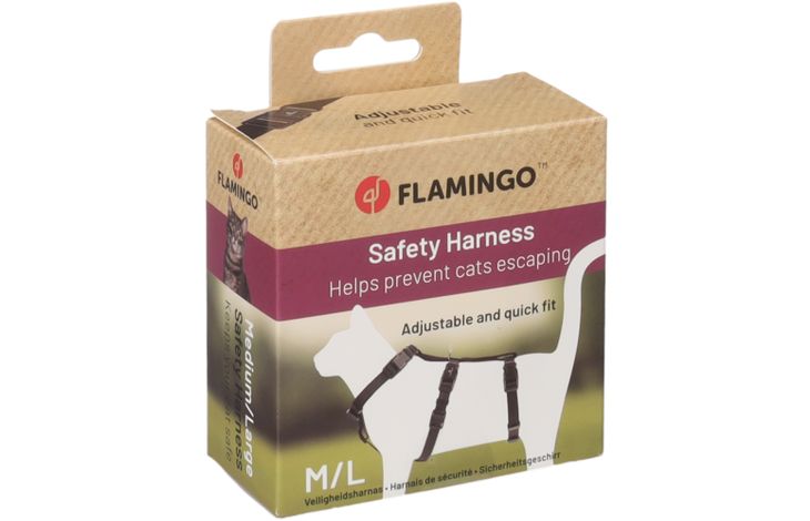 Flamingo Harnais de sécurité Zera Noir