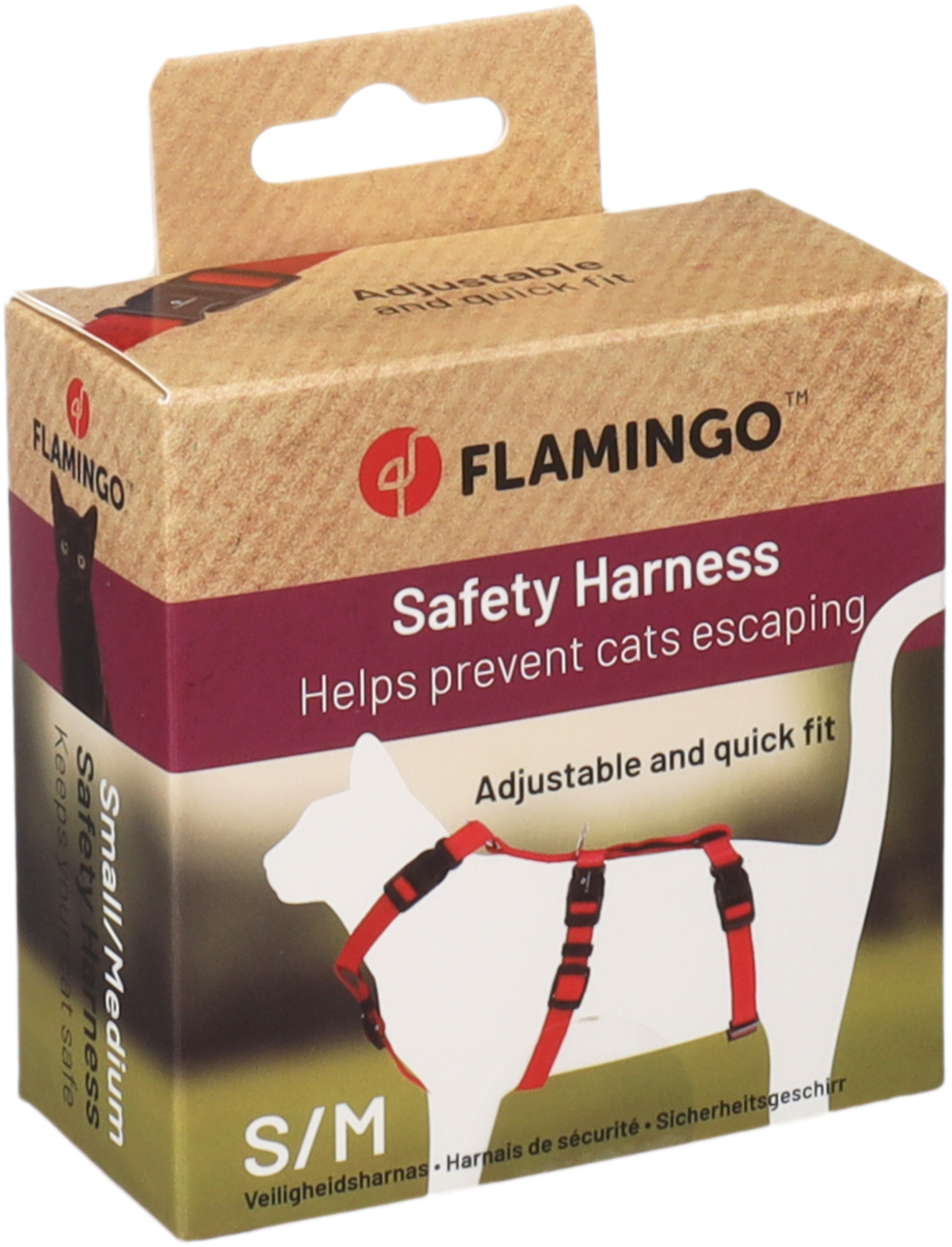 Flamingo Arnés de seguridad Zera Rojo