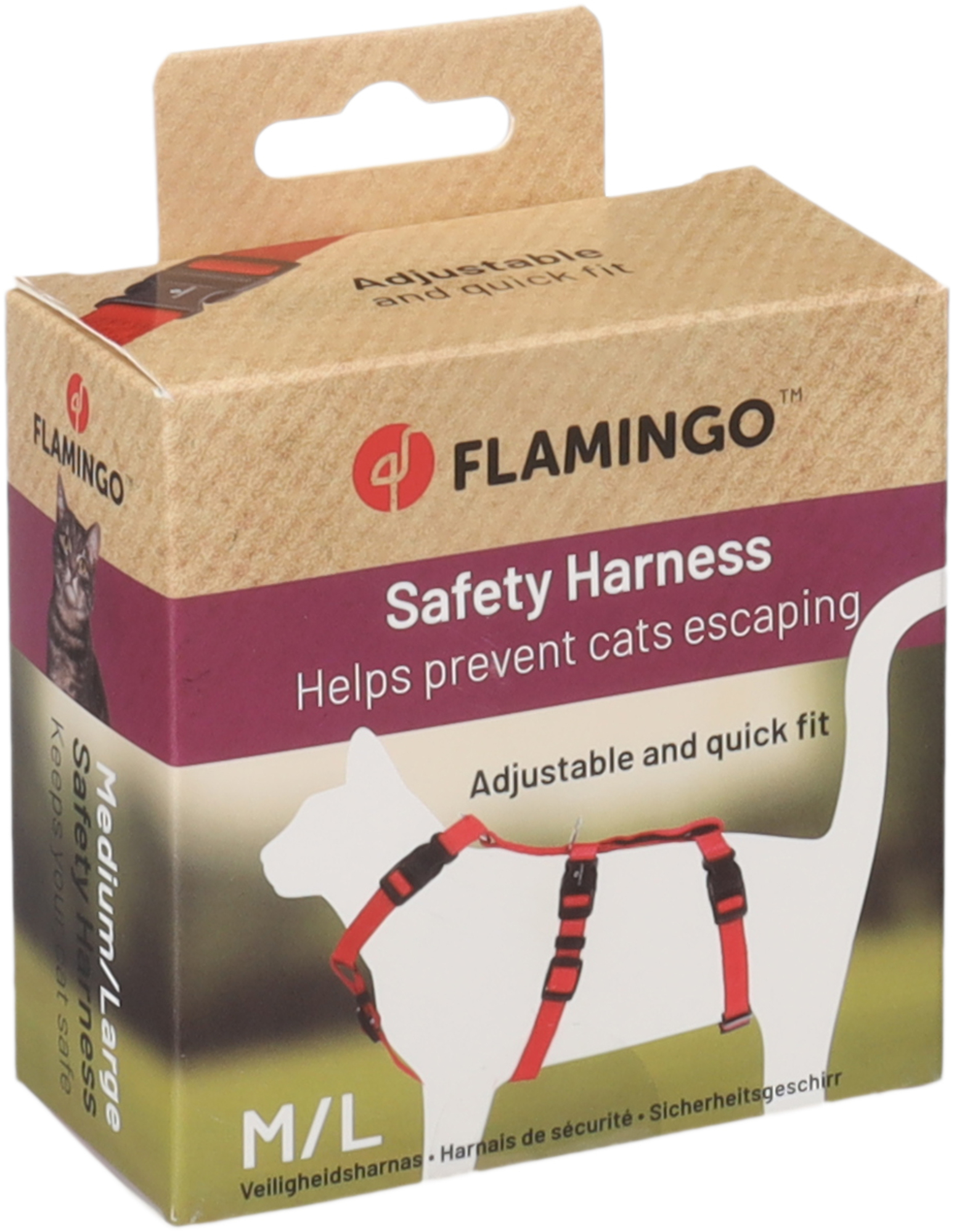 Flamingo Arnés de seguridad Zera Rojo