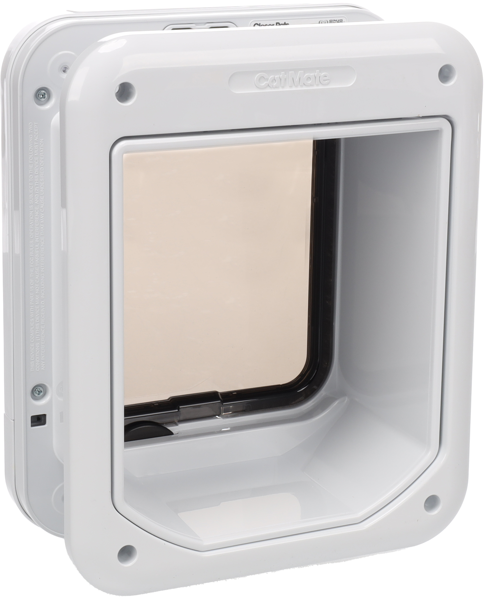 Pet Mate® Gatera con microchip Cat Mate Blanco