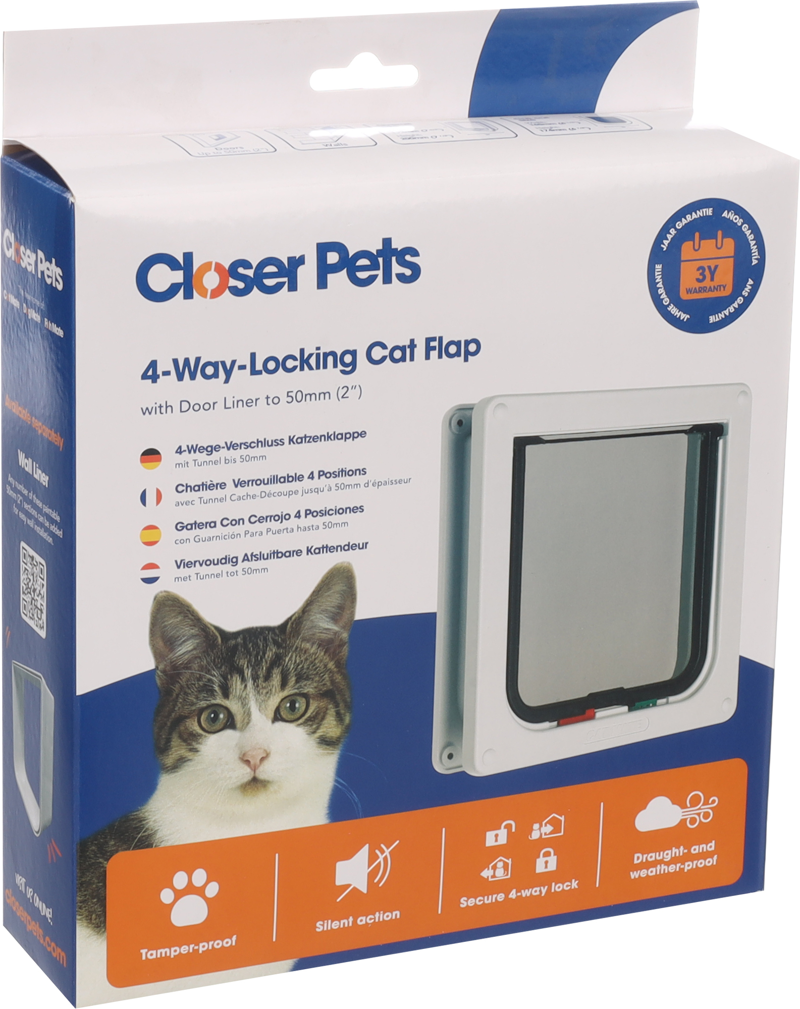 Pet Mate® Gattaiola Cat Mate Bianco