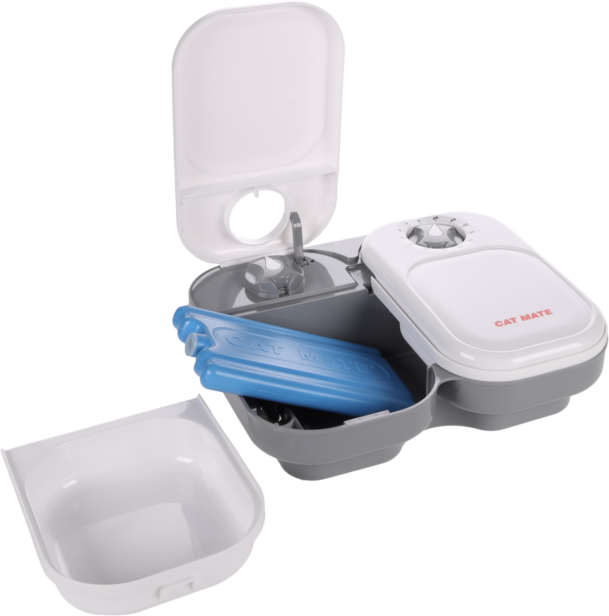 Pet Mate® Distributore di cibo 401 Cat Mate Grigio