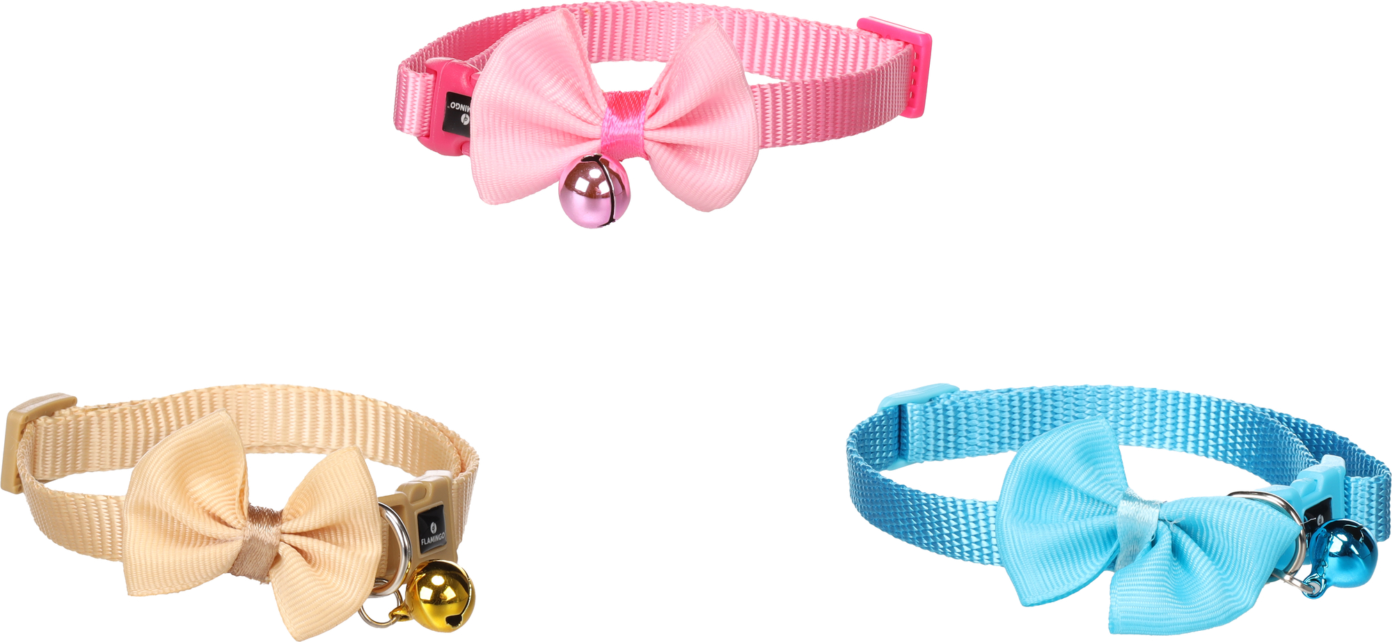 Flamingo Collar with bow tie Uby Multiple colours